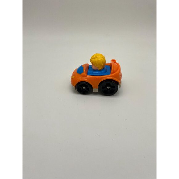 Fisher-Price Little People Wheelies Orange and Blue Car: Preschool Pretend Play - Picture 2 of 6